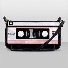 Pink Compact Cassette Shoulder Clutch Bag by snowwhitegirl