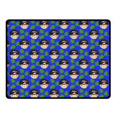 Frida Blue Fleece Blanket (small) by snowwhitegirl