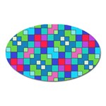 Retro squares                                             Magnet (Oval) Front