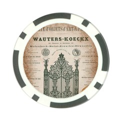 Building News Poker Chip Card Guard by vintage2030