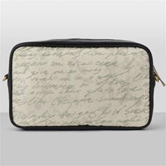 Handwritten Letter 2 Toiletries Bag (one Side) by vintage2030