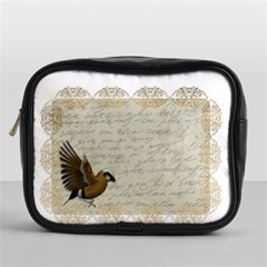 Tag Bird Mini Toiletries Bag (one Side) by vintage2030