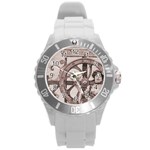 Lottery Round Plastic Sport Watch (L) Front