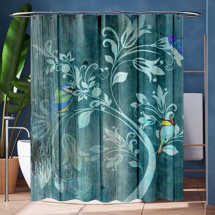 Green Tree Shower Curtain 60  x 72  (Medium) 