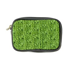 Knitted Wool Chain Green Coin Purse by vintage2030