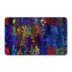 Colorful Waves                                                     Magnet (rectangular) by LalyLauraFLM