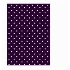 Little  Dots Purple Large Garden Flag (two Sides) by snowwhitegirl