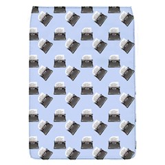 Retro Typewriter Blue Pattern Removable Flap Cover (s) by snowwhitegirl