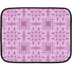 Ornamental Pink Double Sided Fleece Blanket (mini)  by snowwhitegirl