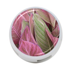 Pink Leaves 4-port Usb Hub (two Sides) by snowwhitegirl