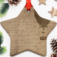 Letter Balloon Star Ornament (two Sides) by vintage2030