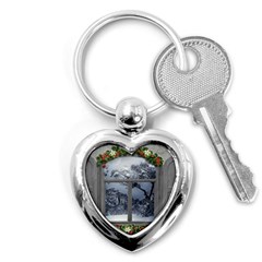 Winter 1660924 1920 Key Chains (heart)  by vintage2030