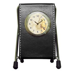 Background 1659622 1920 Pen Holder Desk Clock by vintage2030