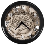 Flowers 1776626 1920 Wall Clock (Black) Front