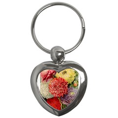 Flowers 1776541 1920 Key Chains (heart)  by vintage2030