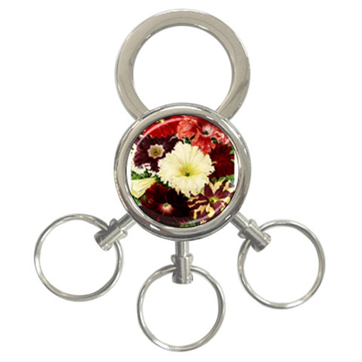 Flowers 1776585 1920 3-Ring Key Chains