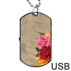 Flower 1646069 1920 Dog Tag Usb Flash (one Side) by vintage2030