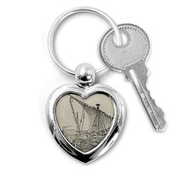 Ship 1515860 1280 Key Chains (heart)  by vintage2030