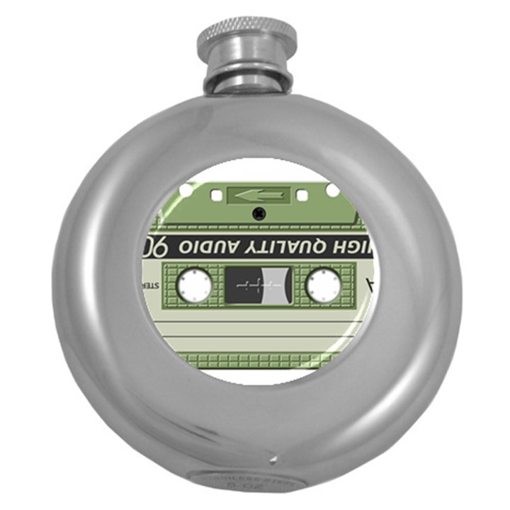 Cassette 40267 1280 Round Hip Flask (5 oz)