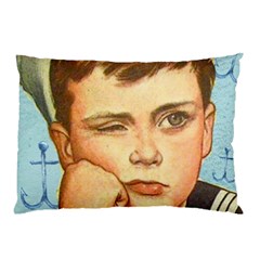 Retro Boy Pillow Case by vintage2030