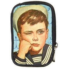 Retro Boy Compact Camera Leather Case by vintage2030