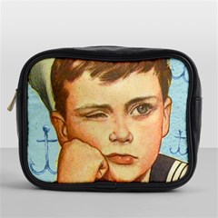 Retro Boy Mini Toiletries Bag (one Side) by vintage2030