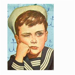 Retro Boy Large Garden Flag (two Sides) by vintage2030