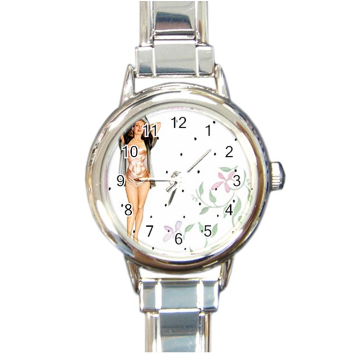 Retro 1410690 1920 Round Italian Charm Watch