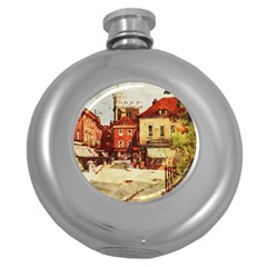 Painting 1241683 1920 Round Hip Flask (5 Oz) by vintage2030