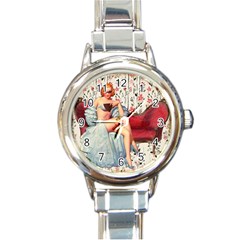 Retro 1265777 1920 Round Italian Charm Watch by vintage2030