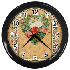 Valentine 1171144 1920 Wall Clock (black) by vintage2030