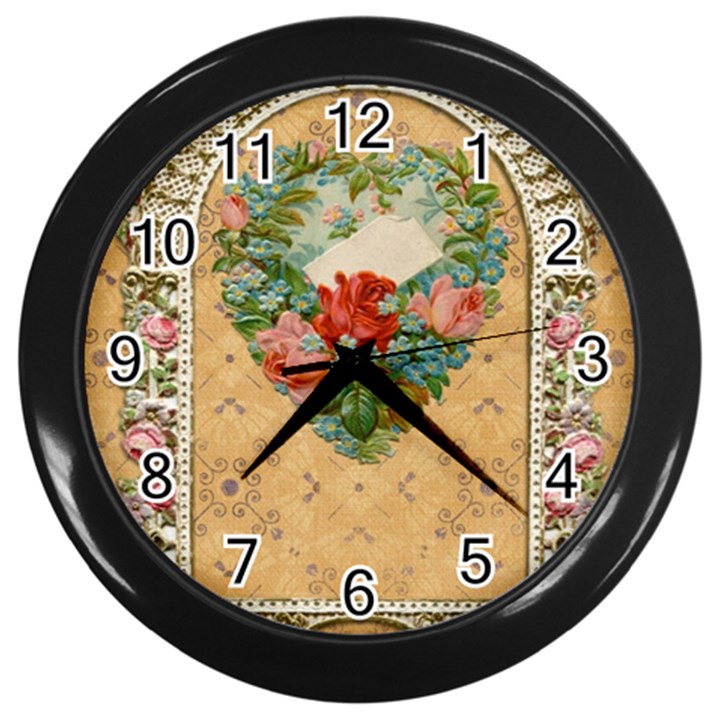 Valentine 1171144 1920 Wall Clock (Black)