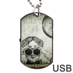 Vintage 1135015 1920 Dog Tag Usb Flash (two Sides) by vintage2030