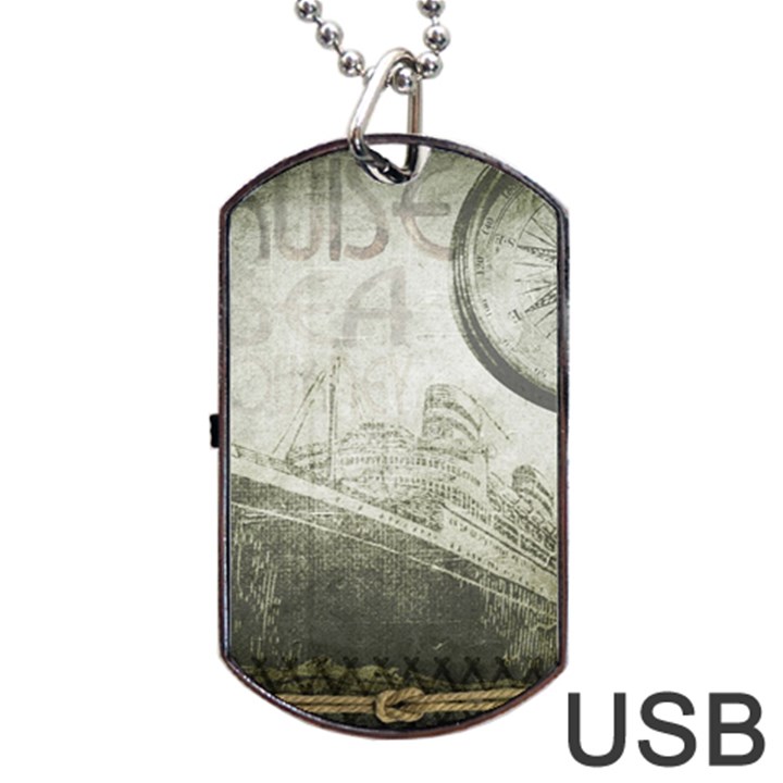 Vintage 1135014 1920 Dog Tag USB Flash (One Side)