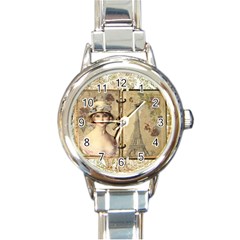 Paris 1122617 1920 Round Italian Charm Watch by vintage2030