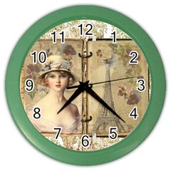 Paris 1122617 1920 Color Wall Clock by vintage2030