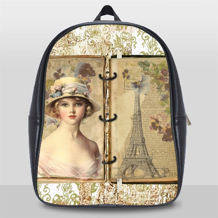 Paris 1122617 1920 School Bag (Large)