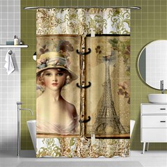 Paris 1122617 1920 Shower Curtain 48  X 72  (small)  by vintage2030