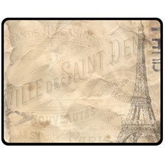 Paris 1118815 1280 Fleece Blanket (medium)  by vintage2030