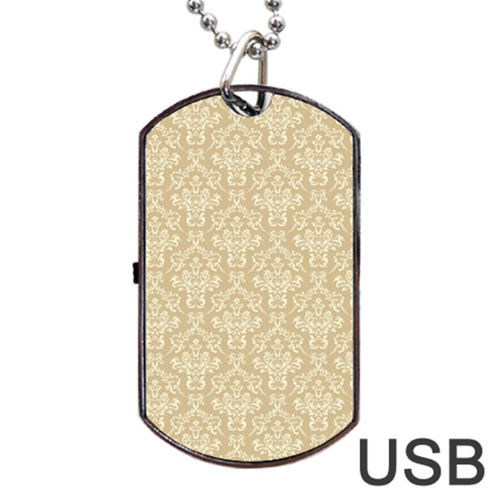 Damask 937607 960 720 Dog Tag USB Flash (One Side)