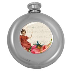 Girl 976108 1280 Round Hip Flask (5 Oz) by vintage2030