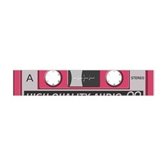 Pink Cassette Flano Scarf (mini) by vintage2030