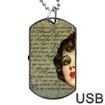 Vintage 1047247 1280 Dog Tag USB Flash (One Side) Front