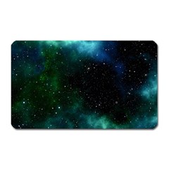 Galaxy Sky Blue Green Magnet (rectangular) by snowwhitegirl