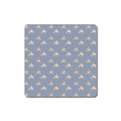 Vintage Baby Pattern Square Magnet by snowwhitegirl