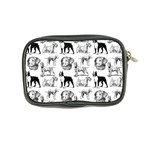 Dog Pattern White Coin Purse Back