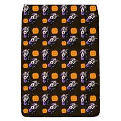 Halloween Skeleton Pumpkin Pattern Brown Removable Flap Cover (l) by snowwhitegirl