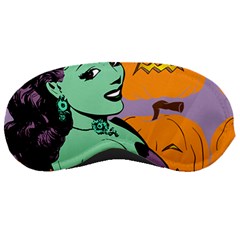 Zombie Retro Girl Sleeping Masks by snowwhitegirl