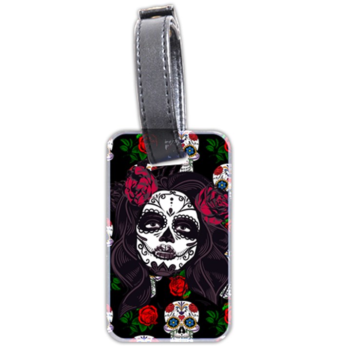 Mexican Skull Lady Luggage Tags (Two Sides)