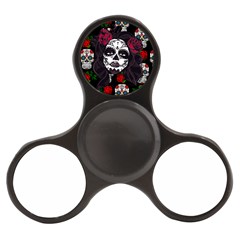 Mexican Skull Lady Finger Spinner by snowwhitegirl